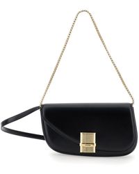 Ferragamo - 'Fiamma S' Shoulder Bag With Logo Detail - Lyst