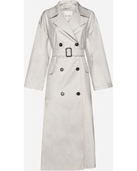 Max Mara - Belted Cotton-blend Trench Coat - Lyst