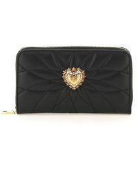 Dolce & Gabbana - Devotion Zip-around Wallet - Lyst