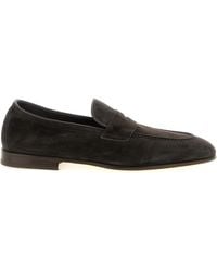 Brunello Cucinelli - Calfskin Slip-On Loafers - Lyst
