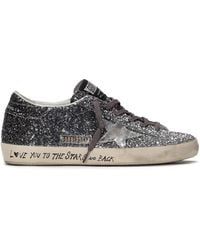 Golden Goose - Super-Star Classic With List Glitter - Lyst