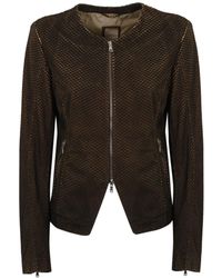 D'Amico - Suede Jacket - Lyst