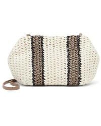 Brunello Cucinelli - Woven Stripe Bag - Lyst