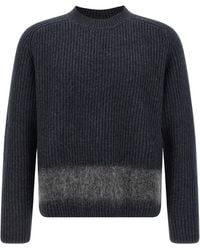 DSquared² - Carded Wool Insert Sweater - Lyst