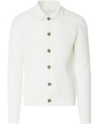 Paolo Pecora - Cardigan With Contrasting Buttons - Lyst