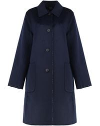 Tory Burch - Reversible Wool Coat - Lyst