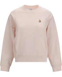 Maison Kitsuné - Dreaming Fox Sweatshirt Cotton Sweatshirts - Lyst