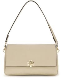 Tory Burch - Small Charlie Shoulder Bag Soft Cement - Lyst