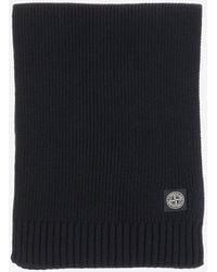 Stone Island - Wool Blend Scarf Virgin - Lyst