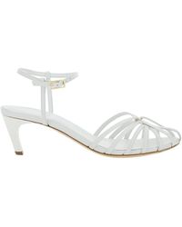 Semicouture - Heeled Sandals With Cage Design - Lyst