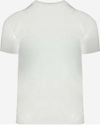 Ami Paris - Cotton T-Shirt With Embroidered Logo T-Shirts & Jerseys - Lyst