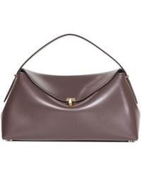 TOTEME - Bark T-Lock Top Handle Bag - Lyst
