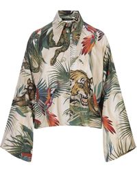 Roberto Cavalli - Jungle Print Shirt - Lyst