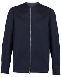 Low Brand - Virgin Wool Comfort-Fit Jacket With Double-Slider Zip Closure And Two-Tone Tab - Lyst