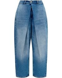 Balmain - Barrel Denim Jeans - Lyst