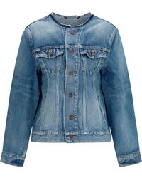 Balenciaga - Hourglass Denim Jacket - Lyst