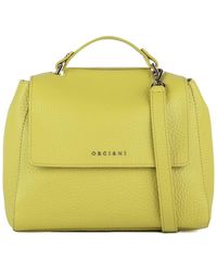 Orciani - Sveva Soft Small Leather Handbag - Lyst