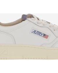 Autry - Sneakers Medalist Low Leather Trainers - Lyst