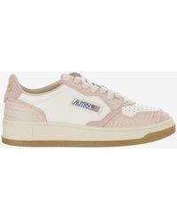 Autry - Leather Sneakers Medalist Low Leather/Rubber Trainers - Lyst