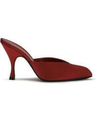 Herbert Levine - Sitting Pretty Mules Silk Pumps - Lyst