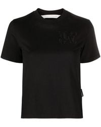 Palm Angels - Logo Cotton T-Shirt - Lyst