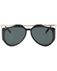 Saint Laurent Glasses Chain Cord In Metal in Metallic | Lyst UK