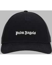 Palm Angels - Baseball Cap With Logo Embroidery Cotton Hat - Lyst