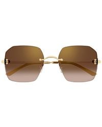 Cartier - Ct0591S C De Sunglasses - Lyst