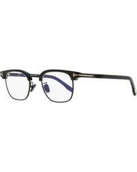 Tom Ford - Brow Line Block Eyeglasses Tf5932-D-B 001-Gunmetal 47Mm Ft5932 Metal/Plastic (Acetate) - Lyst