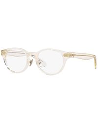 Polo Ralph Lauren - Eyeglasses Oval Full Rim, Shiny Transparent Pinot Frame And Clear Demo Lenses Lens Ph2265D5034 Sunglasses - Lyst