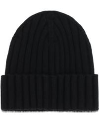 Moncler - Wool Beanie With Logo - Lyst
