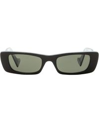 Gucci - Sunglasses GG0516S Black/gold/pearl 52mm - Lyst