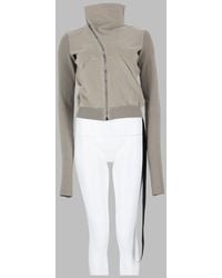 Rick Owens - Sweatshirt Mountain Asymmetric Zip Cotton Sweatshirts - Lyst