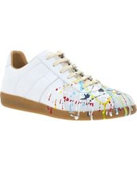 Maison Margiela - Leather Sneakers - Lyst