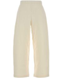 Max Mara - Ivory Silk Blend Filovia Joggers - Lyst