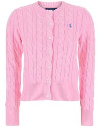Polo Ralph Lauren - Crew Neck Cardigan - Lyst