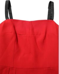 Dolce & Gabbana - Red Stretch Bodycon Sheath Knee Length Dress - Lyst