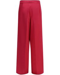 Dries Van Noten - Wide Pleated Pants Cotton Trousers - Lyst