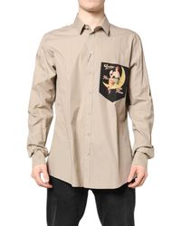 Dolce & Gabbana - Pin Up Print Martini Casual Shirt - Lyst