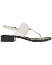 Ferragamo - Nya Leather Ankle-Strap Sandals - Lyst