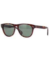 Celine - Sunglasses Square Full Rim, Dark Frame And Lens Cl40102I52N - Lyst