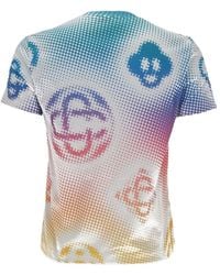 CASABLANCA - T-Shirt Airbrush Smiley Organic Cotton T-Shirts - Lyst