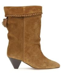 Isabel Marant - Brown Calf Leather Bos Taurus Flat Boots - Lyst