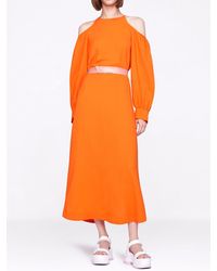 Stella McCartney Leilani Belted Shirt-dress in Grey | Lyst UK