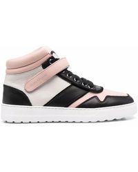 Ferragamo - Ferragamo Noe High-Top Sneakers - Lyst