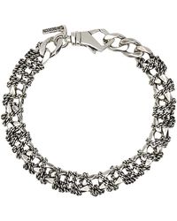 Emanuele Bicocchi - 925 Entwined Chain Bracelet - Lyst