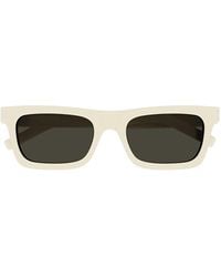 Saint Laurent - Betty Rectangular Frame Sunglasses - Lyst