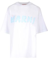 Marni - T-Shirt With Print - Lyst