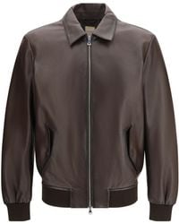 D'Amico - Leather Jacket Lamb Ovis Aries - Lyst