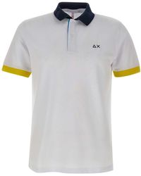 Sun 68 - 3 Colours Cotton Polo Shirt - Lyst